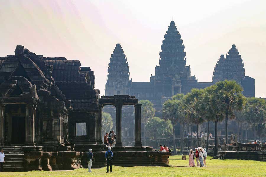 Cambodia foreign tourists