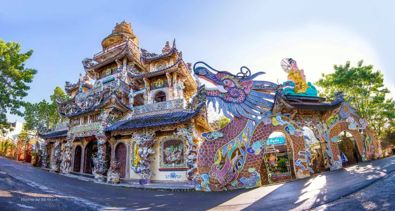 Linh Phuoc Pagoda In Dalat